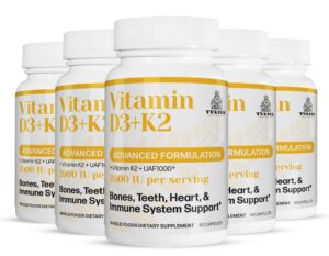 Version 1.0.0 Frasco de cápsulas vitamina D3 K2 TURNER 300 unidades