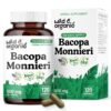 Frasco cápsulas Wild & Organic Bacopa Monnieri 600 mg apoyo cerebral