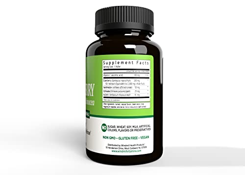 Frasco cápsulas Windmill saúco vitamina c equinácea suplemento