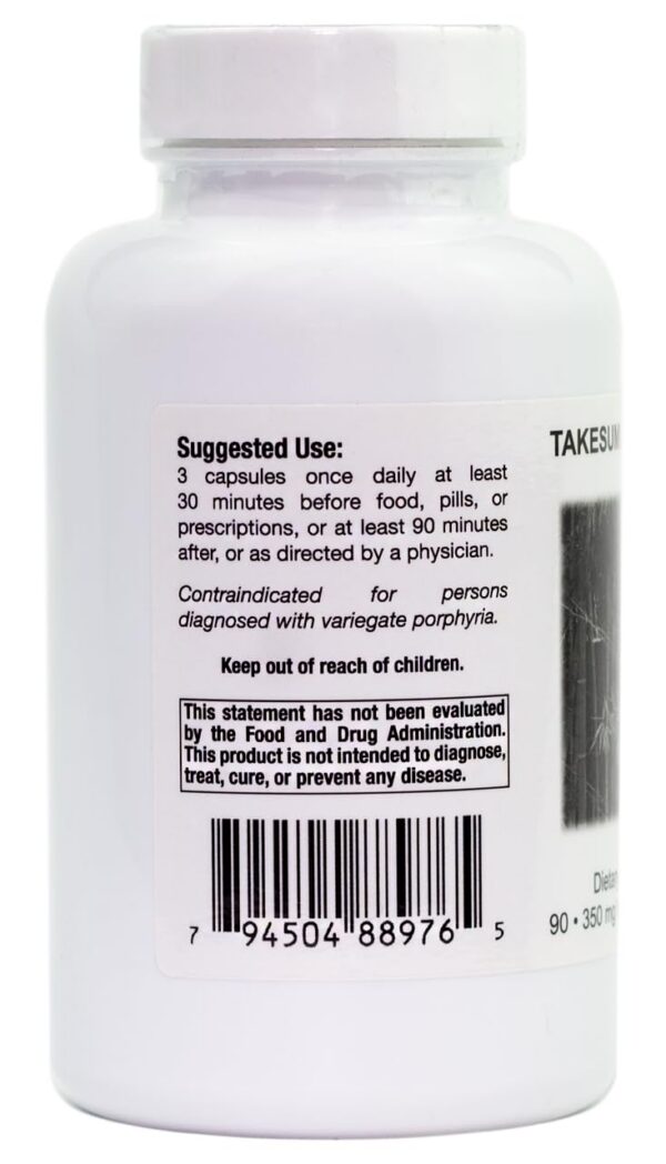 Frasco de carbón activado de bambú Supreme para detox