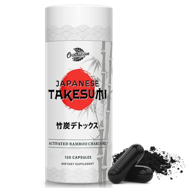 Frasco de carbón activado Takesumi 2000mg de bambú Orinthalixium