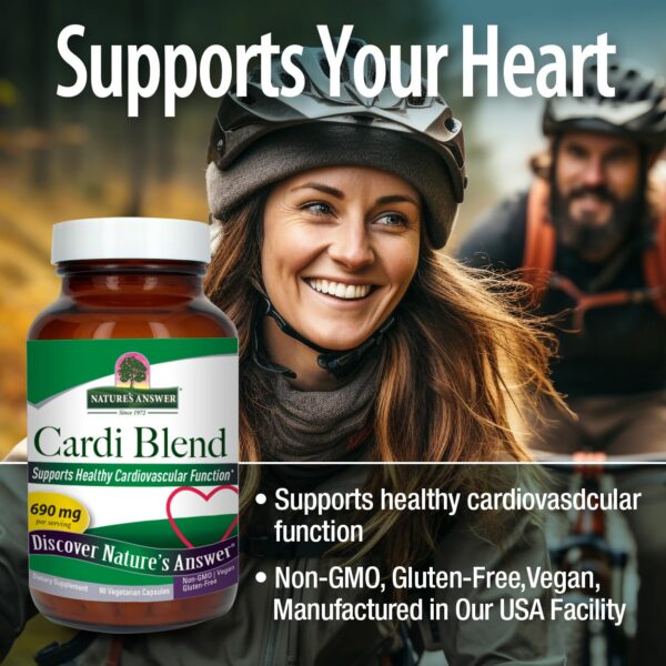 Vista frontal del frasco CardiMax Nature's Answer