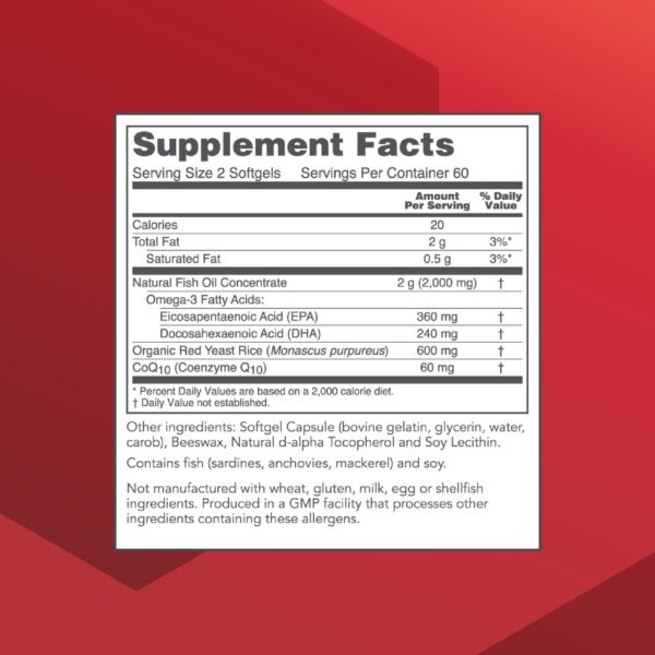 Frasco de Cardio Tri-Plex para salud del corazón