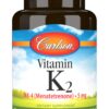 Frasco Carlson Vitamina K2 MK-4 60 cápsulas