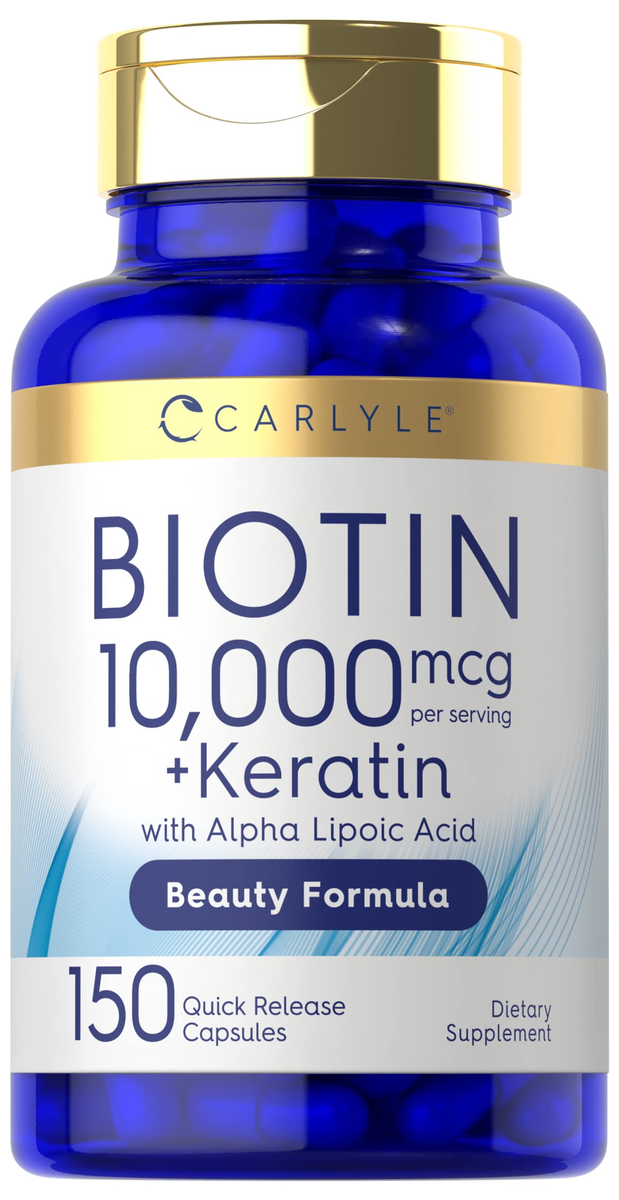 Carlyle Biotin 10000mcg with Keratin