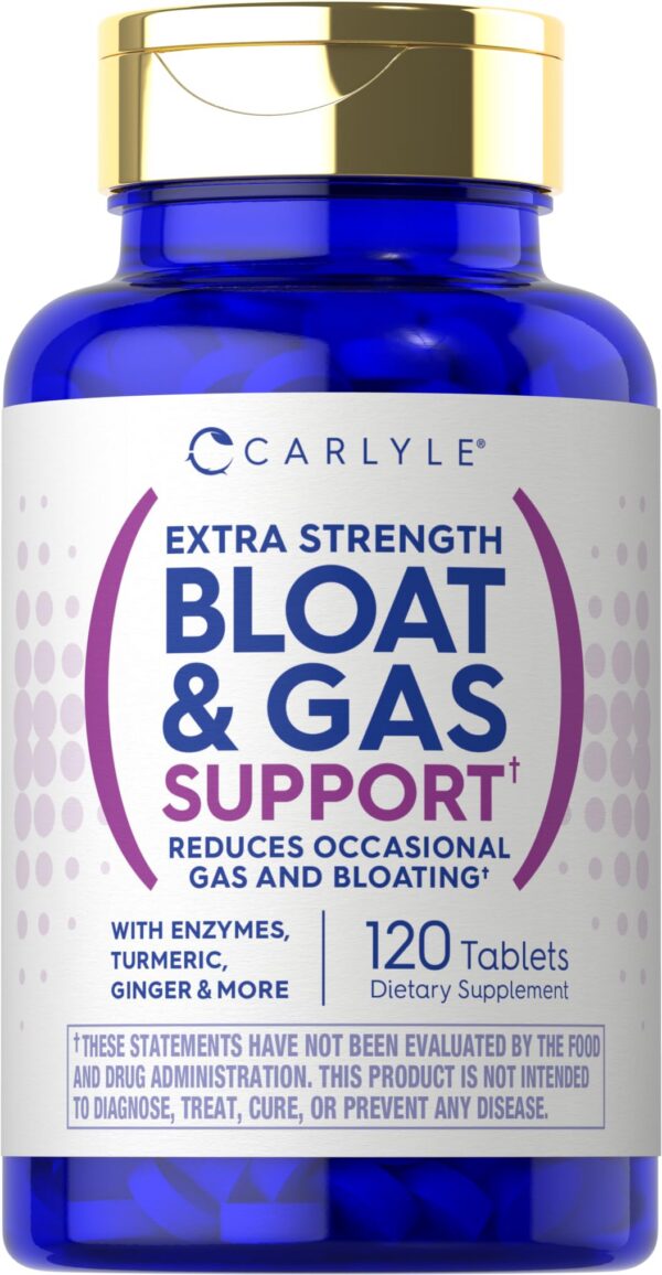 Frasco Carlyle Bloat & Gas Suplemento