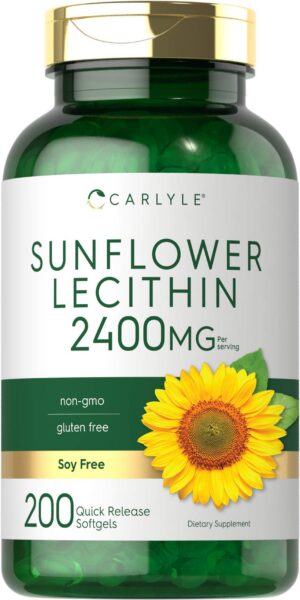Carlyle Lecitina de girasol 2400 mg - frasco