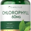 Version 1.0.0 Frasco Carlyle pastillas clorofila 60 mg suplemento natural