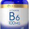 Frasco Carlyle vitamina B6 100mg 250 tabletas