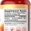 Frasco Carlyle vitamina D3 400 softgels