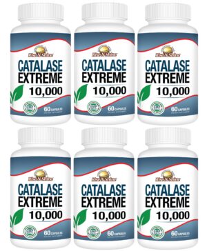 Frasco Catalase Extreme 10,000 Rise-N-Shine 360 cápsulas