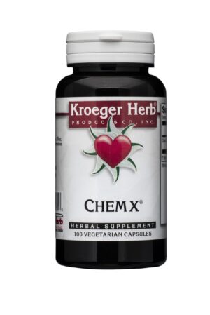 Version 1.0.0 Frasco Chem X detox fórmula herbal Kroeger Herb