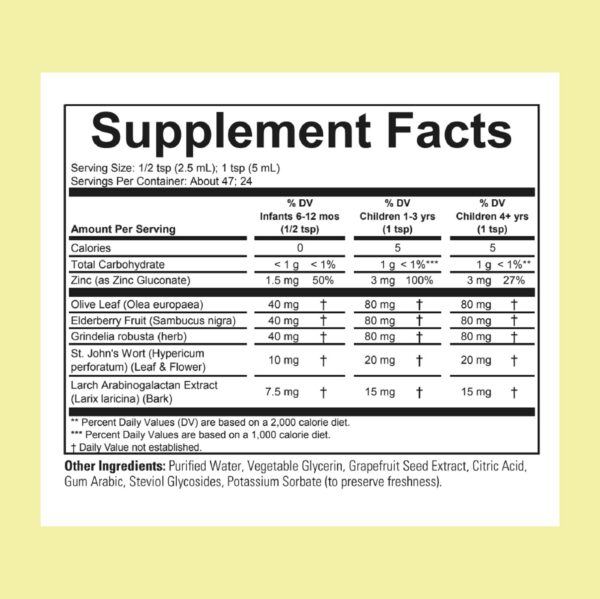 Frasco CHILDLIFE First Defense 118ml inmunidad infantil