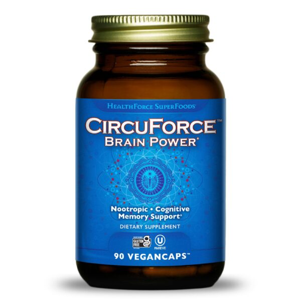 Version 1.0.0 Frasco CircuForce Brain Power HEALTHFORCE 90 cápsulas veganas