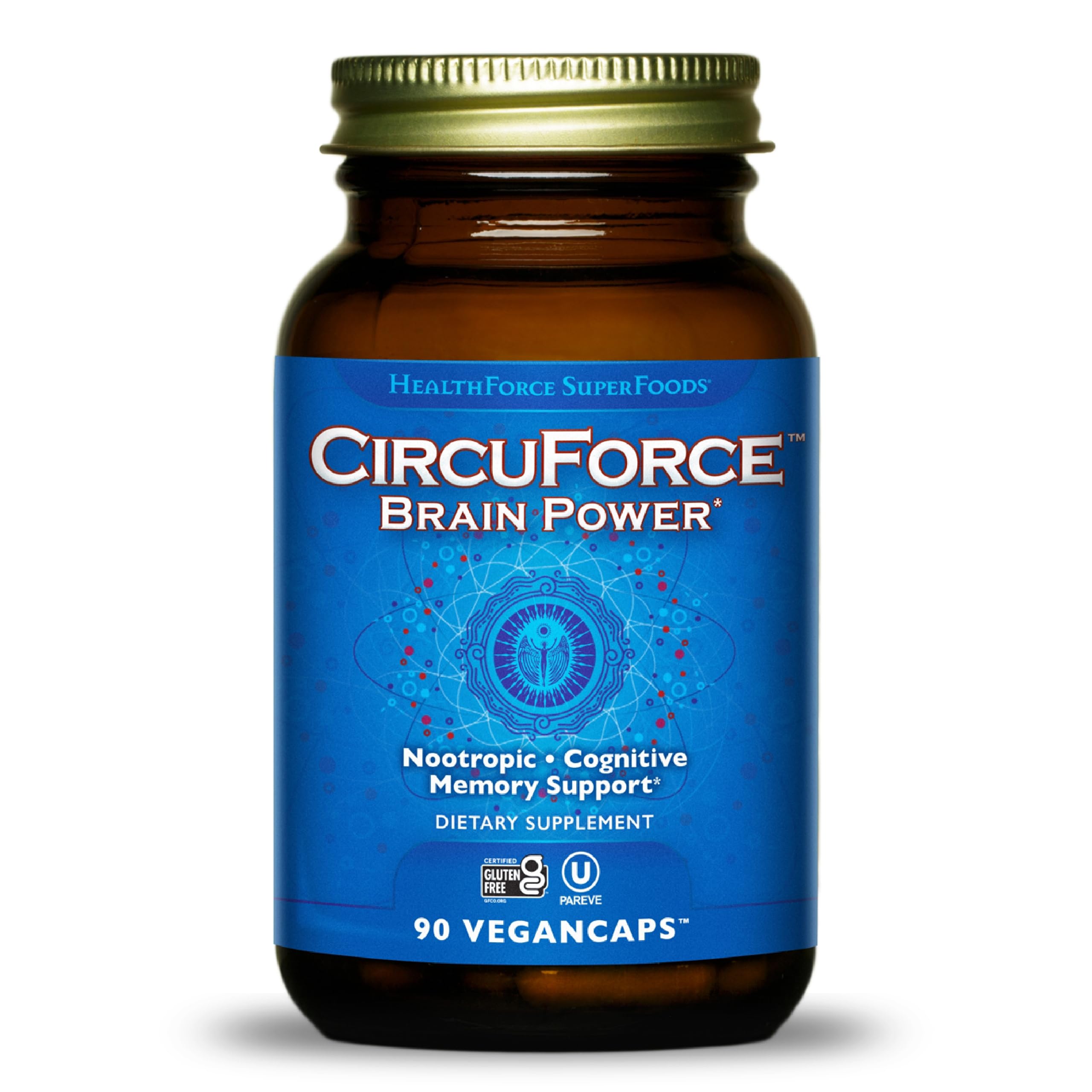Brain Force Plus CircuForce Brain Power 90 Cápsulas Veganas | HEALTHFORCE SUPERFOODS