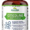 Frasco Citicolina Zazzee 500 mg 100 cápsulas veganas