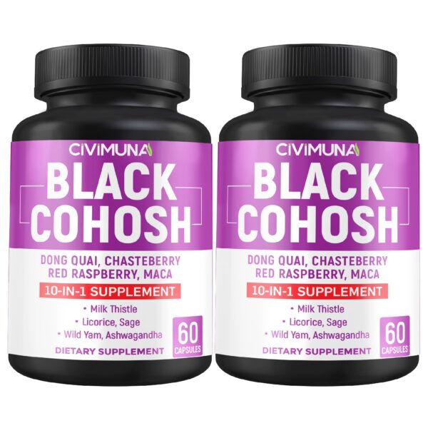 Frasco CIVIMUNA Cohosh Negro con ingredientes naturales