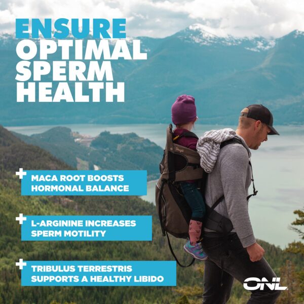 Frasco Conquer fertilidad masculina medicina natural 60 cápsulas