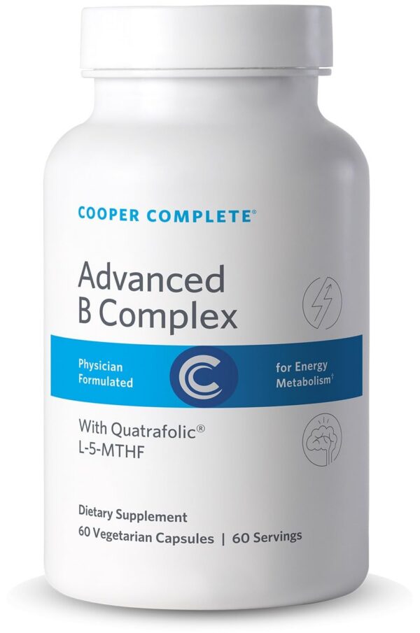 Frasco Cooper Complete Advanced B Complex 60 cápsulas vegetarianas