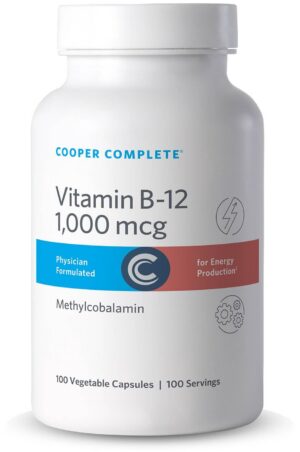 Frasco Cooper Complete vitamina B12 100 cápsulas