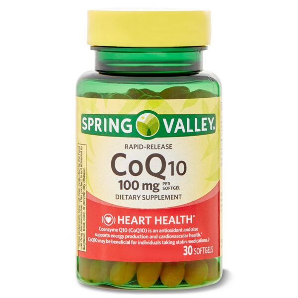 Frasco CoQ10 liberación rápida 100 mg