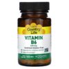 Frasco Country Life vitamina B6 100 cápsulas veganas