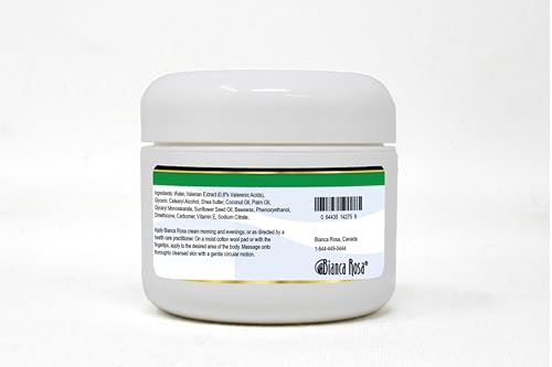 Detalle textura crema extracto de valeriana sin rellenos