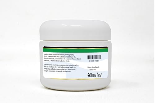 envase crema saw palmetto extracto natural 2 oz