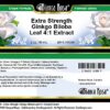 Etiqueta de crema extracto hoja ginkgo biloba 4 a 1