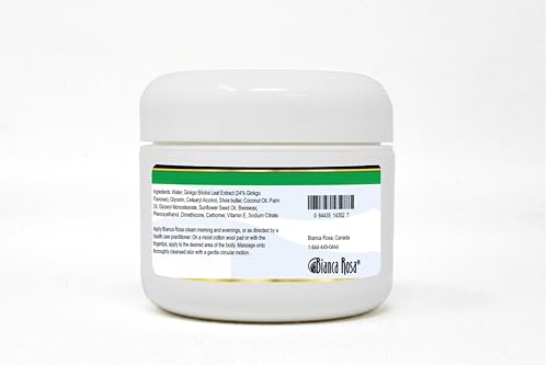 Frasco crema extracto hoja Ginkgo Biloba 24% flavonas