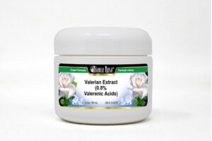 Frasco de crema con extracto de valeriana Bianca Rosa 2oz
