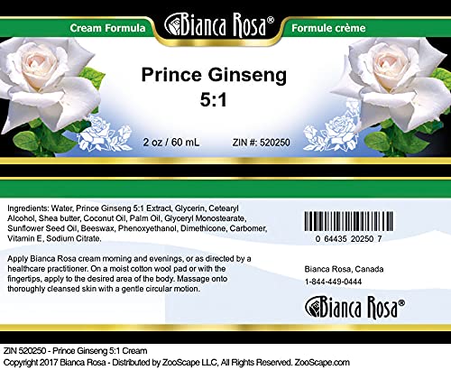 Frasco crema prince ginseng Bianca Rosa paquete de 2