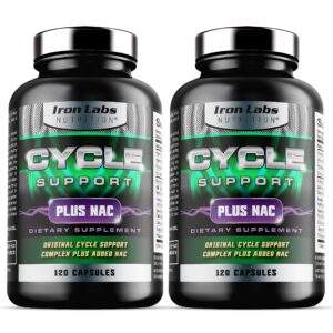 Frasco de Cycle Support Plus NAC 240 cápsulas Iron Labs