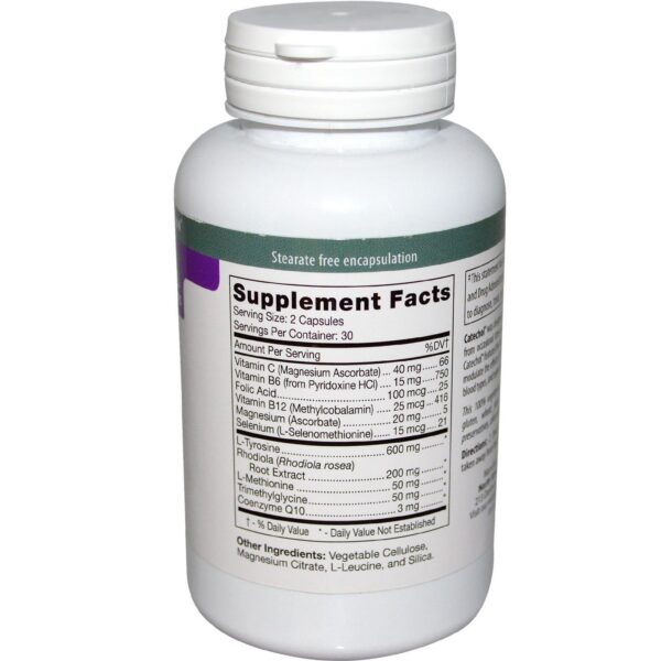 Frasco D'Adamo Catechol 60 cápsulas vegetales