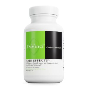 Frasco DAVINCI Labs Hair Effects 90 cápsulas vegetales para cabello