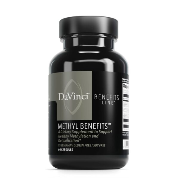 Frasco DAVINCI Methyl Benefits 60 cápsulas