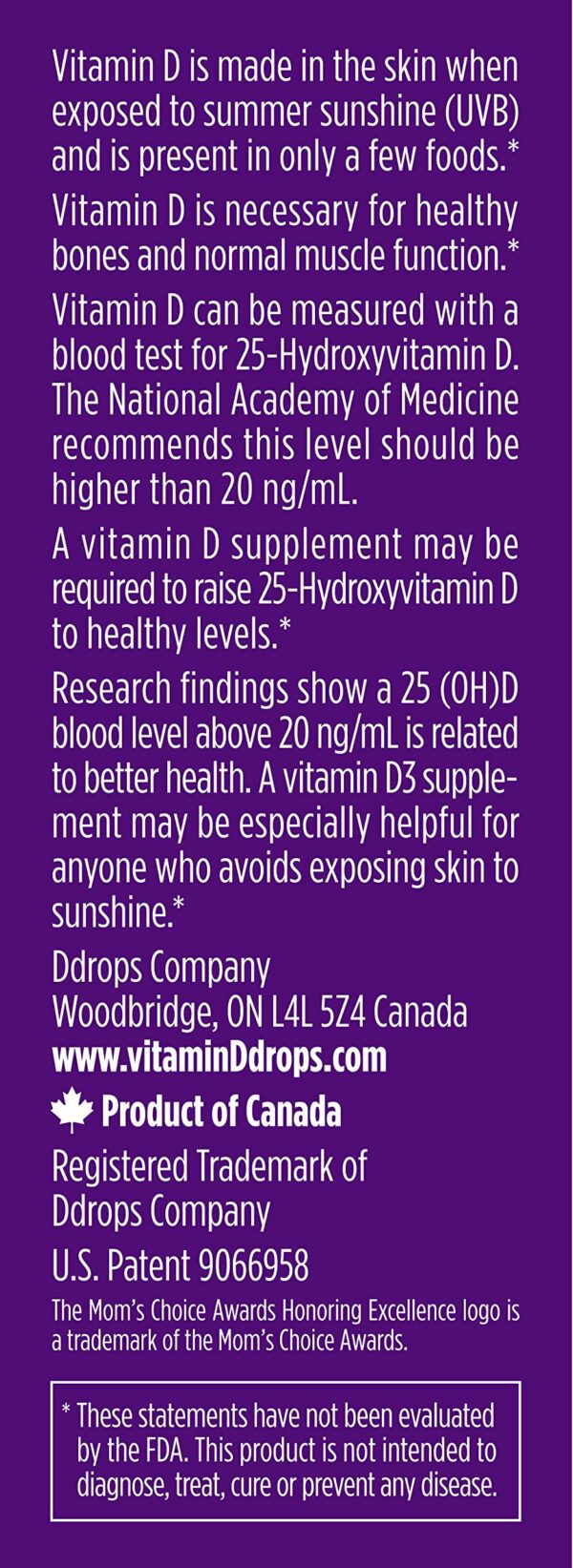 Version 1.0.0 Frasco Ddrops vitamina d niños con gotero