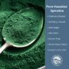 Frasco detalle espirulina hawaiana pura Nutrex Hawaii