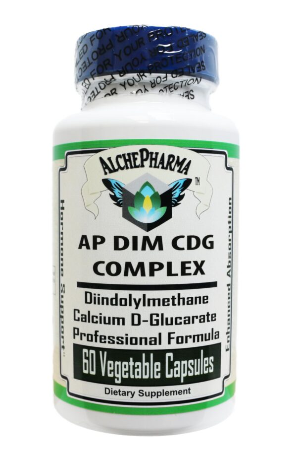 Frasco de DIM-CDG Complex con cápsulas