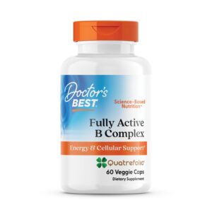 Frasco Doctor's Best Complejo B 60 cápsulas vegetales