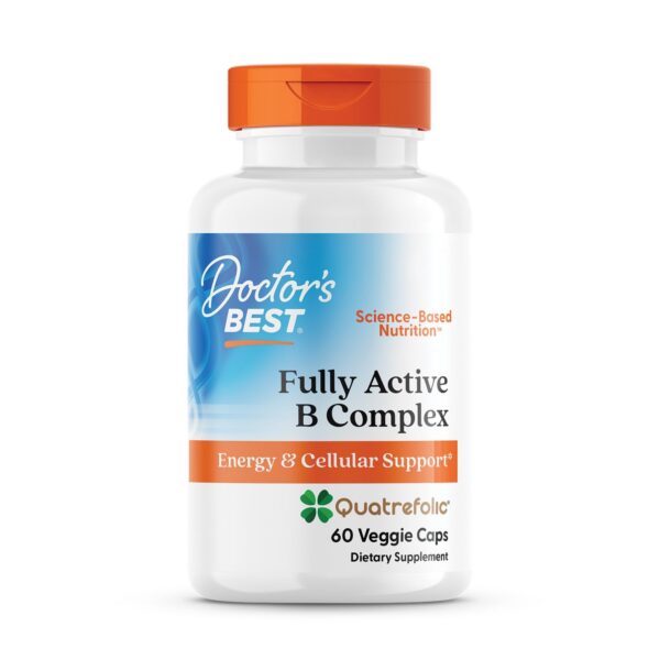 Frasco Doctor's Best Complejo B 60 cápsulas vegetales