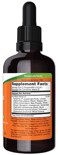 Frasco con dosificador Propolis Plus NOW Foods