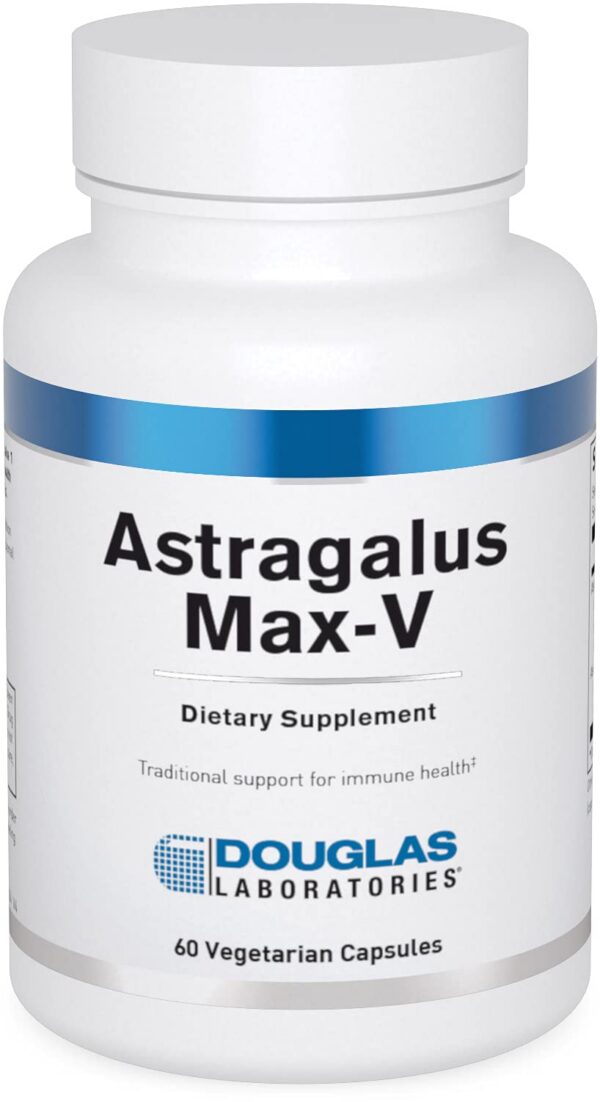 Frasco Douglas Laboratories Astragalus Max-V 60 cápsulas