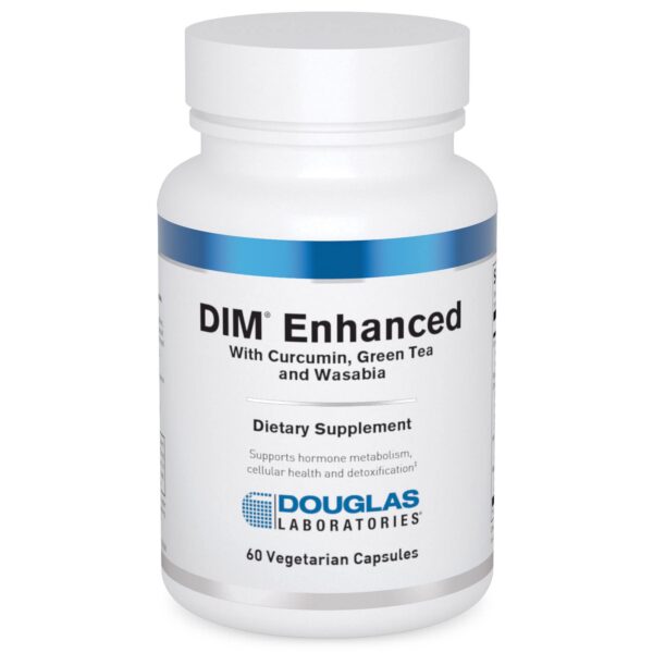 Frasco Douglas Laboratories DIM Enhanced suplemento para hormonas