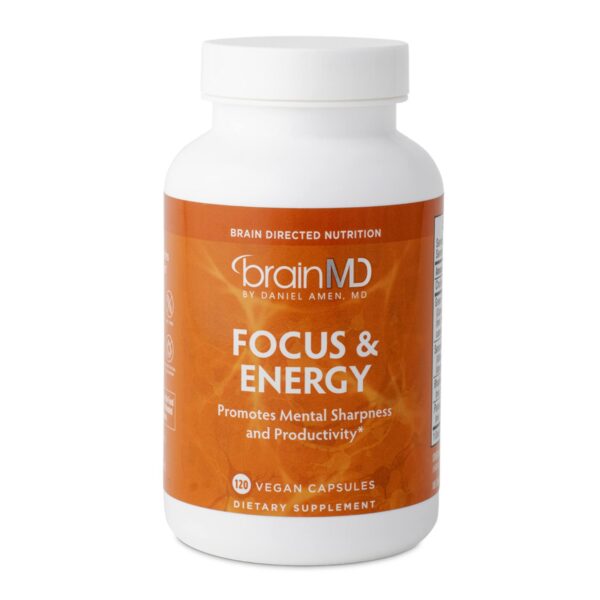 Version 1.0.0 Frasco Dr Amen BrainMD Focus & Energy 120 cápsulas sin cafeína