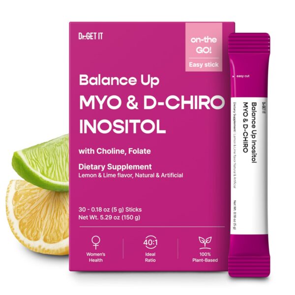 Frasco de Dr.GET IT Balance Up Inositol 40:1