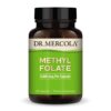 Frasco Dr. Mercola suplemento metilfolato 30 cápsulas