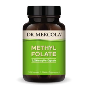Version 1.0.0 Frasco Dr. Mercola suplemento metilfolato 30 cápsulas