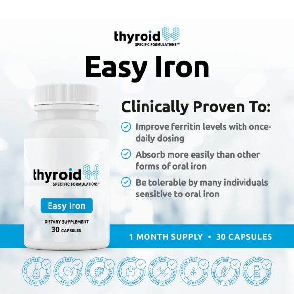 Frasco de Easy Iron con etiqueta