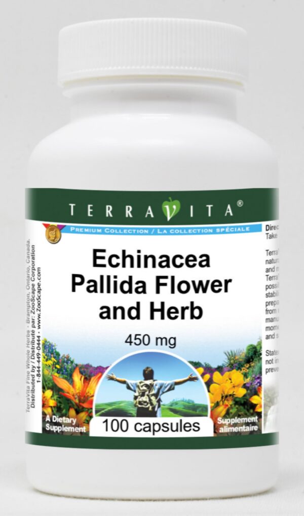 Version 1.0.0 Frasco Echinacea Pallida 450 mg 100 cápsulas Terravita